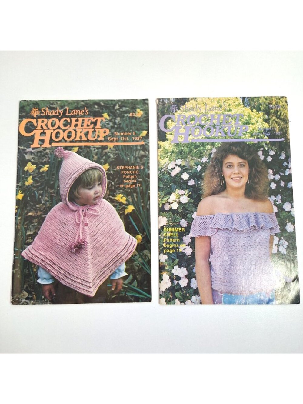 Shady Lanes Crochet Hookup Magazine Issues 4-9 11 1987 1988 Vintage Patterns - Picture 2 of 10